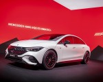 2023 Mercedes-AMG EQE 53 4MATIC+ (Color: Opalite White Bright) Front Three-Quarter Wallpapers 150x120 (81)