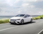 2023 Mercedes-AMG EQE 53 4MATIC+ (Color: Opalite White Bright) Front Three-Quarter Wallpapers 150x120