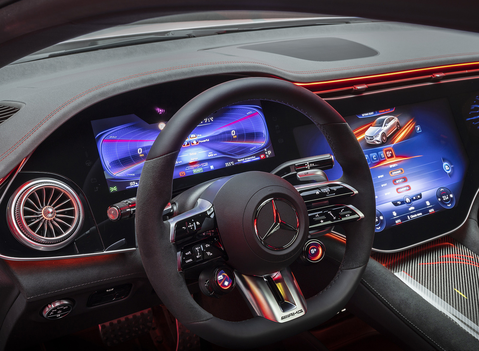 2023 Mercedes-AMG EQE 53 4MATIC+ (Color: Opalite White Bright) Interior Wallpapers #95 of 241