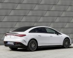 2023 Mercedes-AMG EQE 53 4MATIC+ (Color: Opalite White Bright) Rear Three-Quarter Wallpapers 150x120