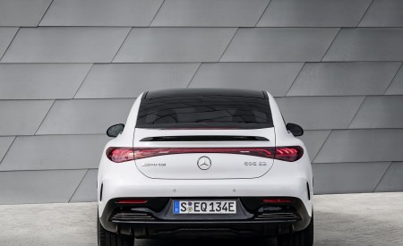 2023 Mercedes-AMG EQE 53 4MATIC+ (Color: Opalite White Bright) Rear Wallpapers 450x275 (62)