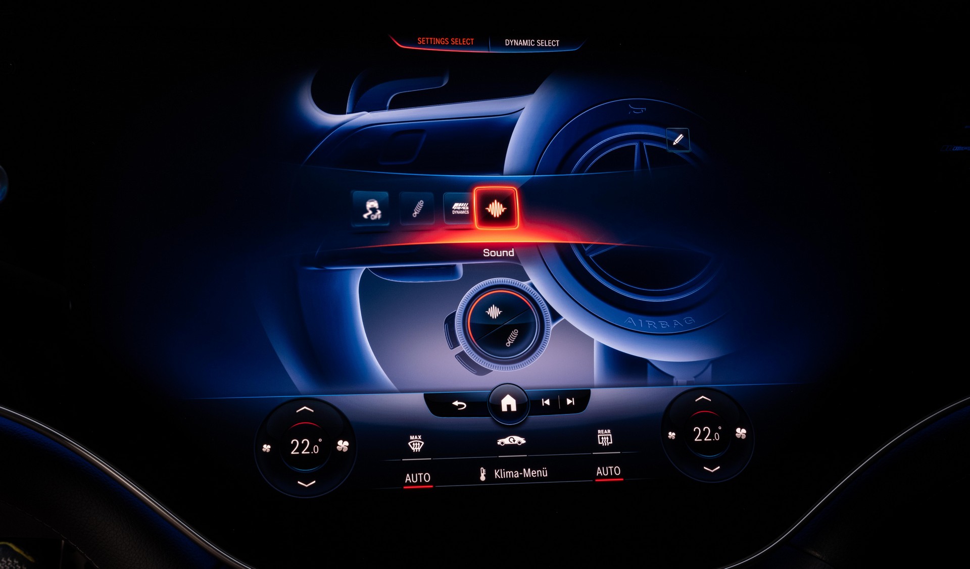 2023 Mercedes-AMG EQE 53 4MATIC+ (Color: Spectral Blue) Central Console Wallpapers #166 of 241
