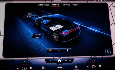 2023 Mercedes-AMG EQE 53 4MATIC+ (Color: Spectral Blue) Central Console Wallpapers  450x275 (167)
