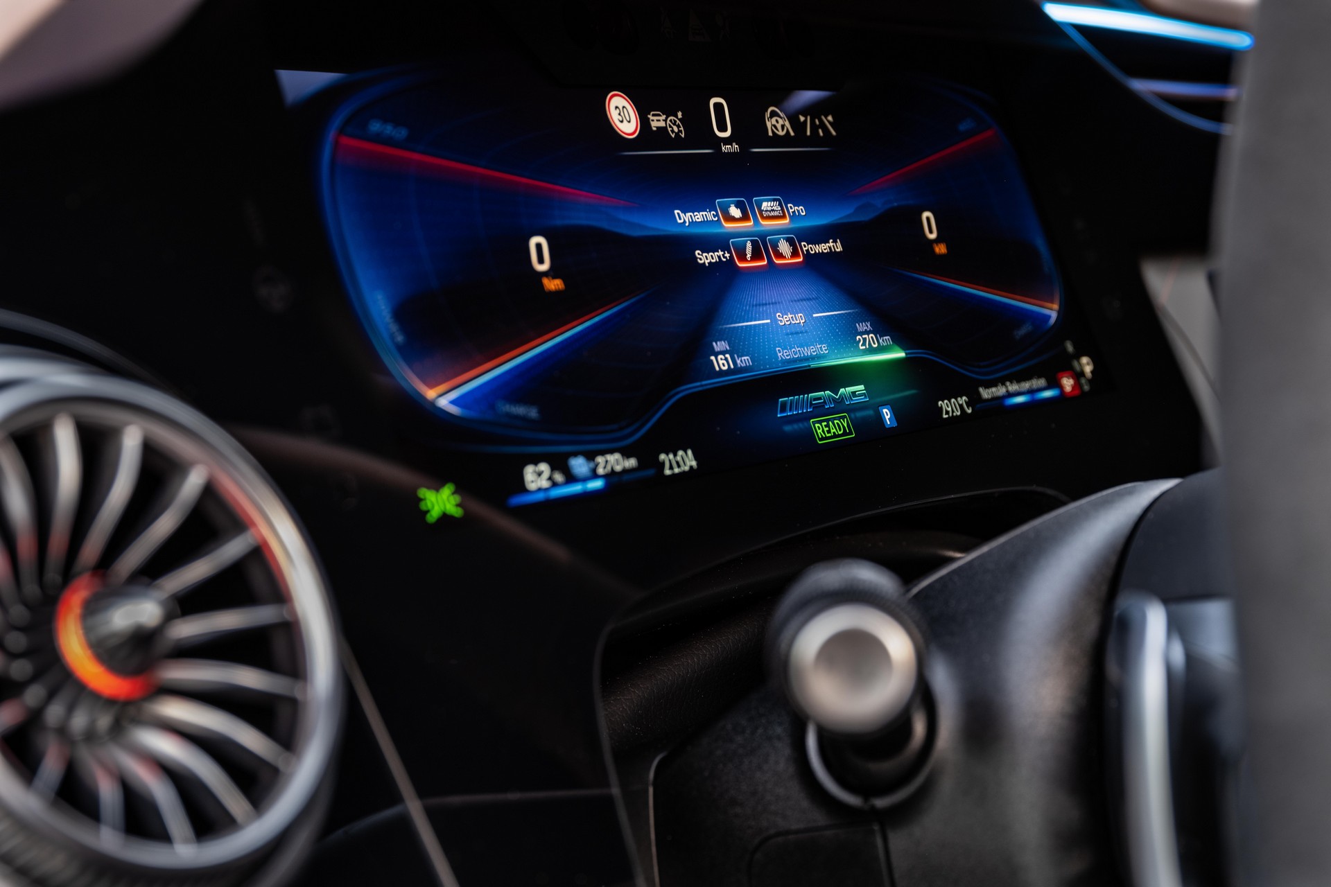 2023 Mercedes-AMG EQE 53 4MATIC+ (Color: Spectral Blue) Digital Instrument Cluster Wallpapers #156 of 241