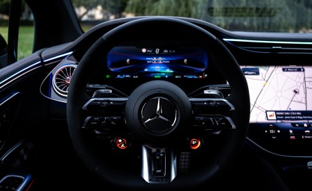2023 Mercedes-AMG EQE 53 4MATIC+ (Color: MANUFAKTUR Graphite Grey Magno Matte) Interior Steering Wheel Wallpapers 450x275 (215)