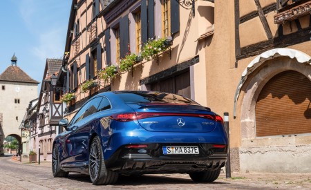 2023 Mercedes-AMG EQE 53 4MATIC+ (Color: Spectral Blue) Rear Wallpapers 450x275 (130)