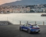 2023 Porsche Macan T (Color: Gentian Blue Metallic) Rear Three-Quarter Wallpapers 150x120