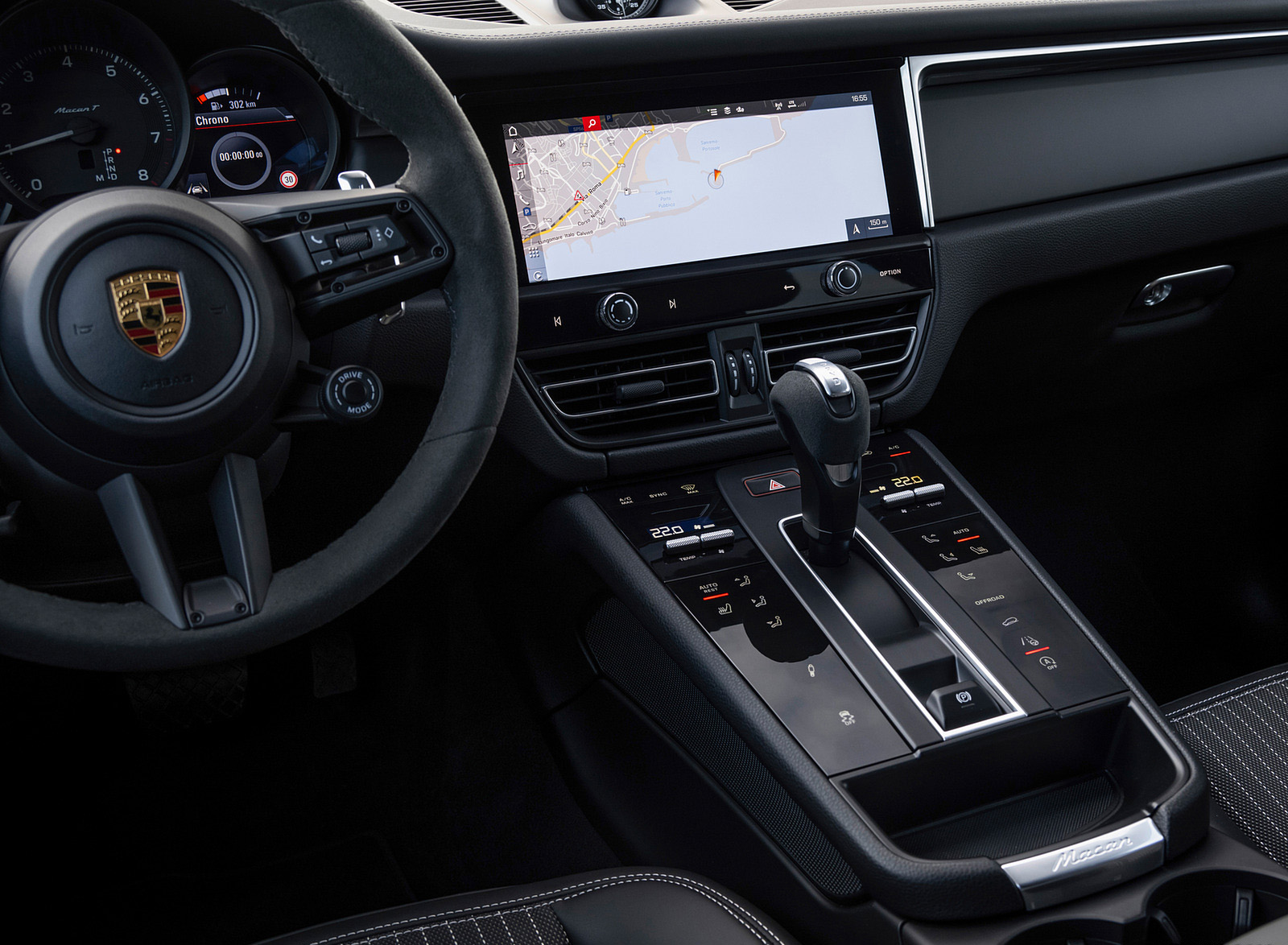 2023 Porsche Macan T (Color: Pure White) Central Console Wallpapers #72 of 225