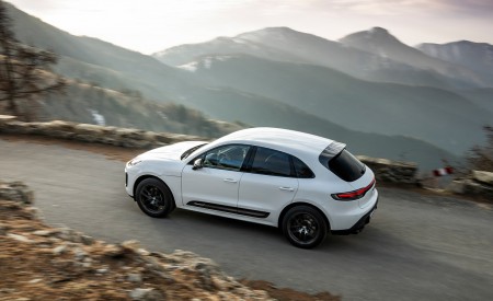 2023 Porsche Macan T (Color: Pure White) Side Wallpapers 450x275 (36)