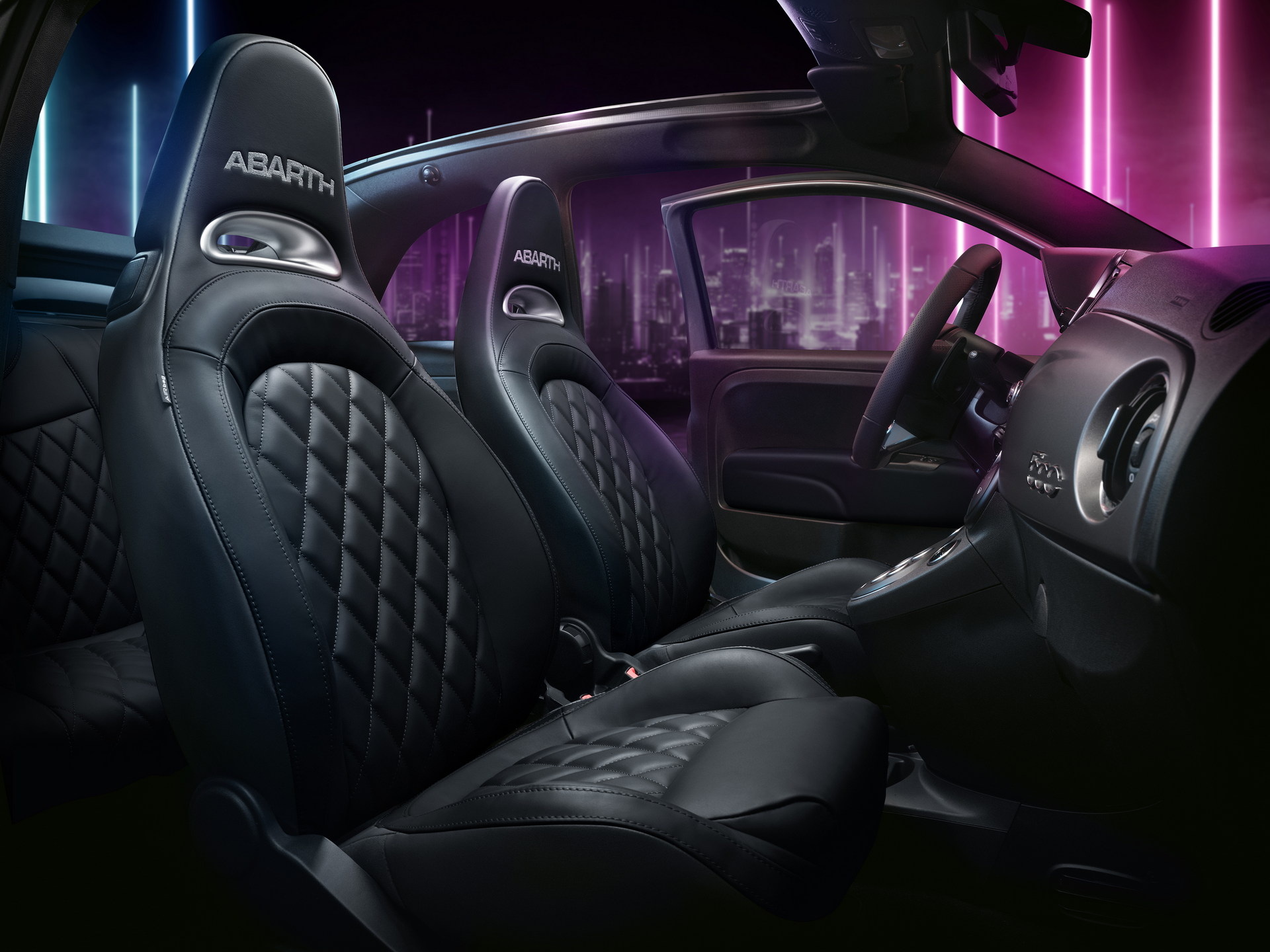 2022 Abarth 695 Turismo Interior Front Seats Wallpapers #14 of 16