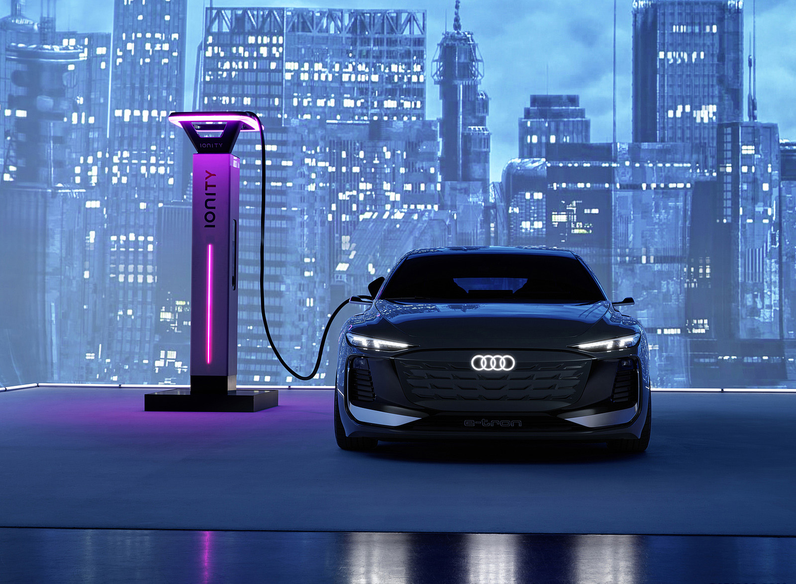 2022 Audi A6 Avant e-tron Concept (Color: Neptune Valley) Charging Wallpapers #22 of 63
