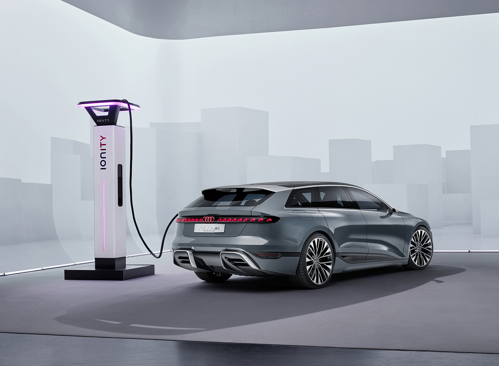 2022 Audi A6 Avant e-tron Concept (Color: Neptune Valley) Charging Wallpapers #38 of 63