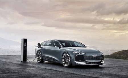 2022 Audi A6 Avant e-tron Concept (Color: Neptune Valley) Charging Wallpapers 450x275 (12)