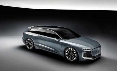 2022 Audi A6 Avant e-tron Concept (Color: Neptune Valley) Front Three-Quarter Wallpapers 450x275 (40)