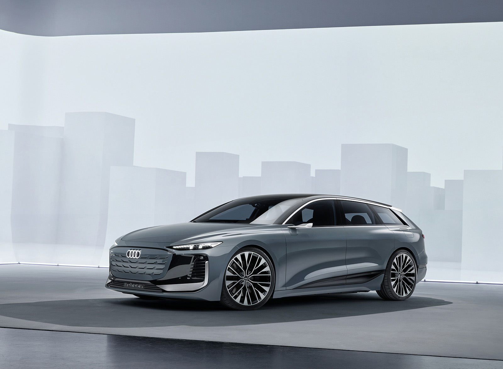2022 Audi A6 Avant e-tron Concept (Color: Neptune Valley) Front Three-Quarter Wallpapers #24 of 63