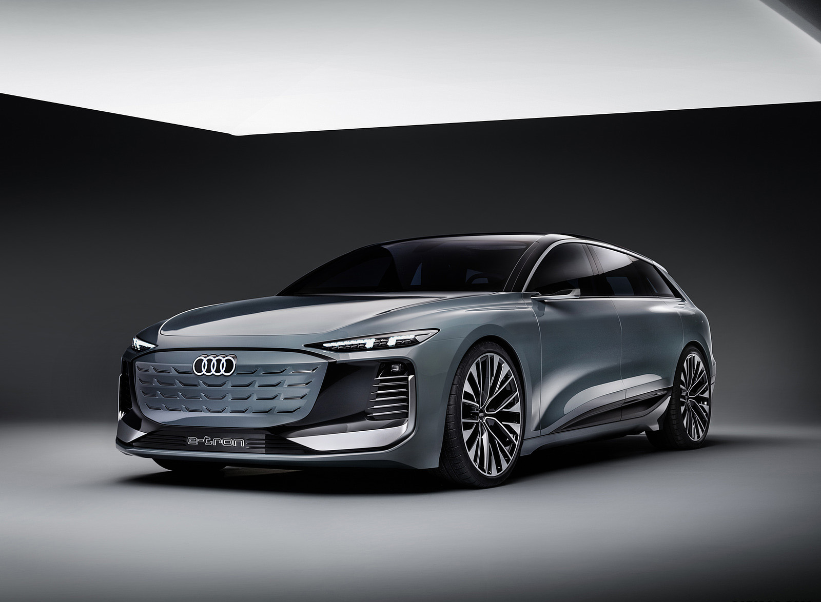 2022 Audi A6 Avant e-tron Concept (Color: Neptune Valley) Front Three-Quarter Wallpapers #41 of 63