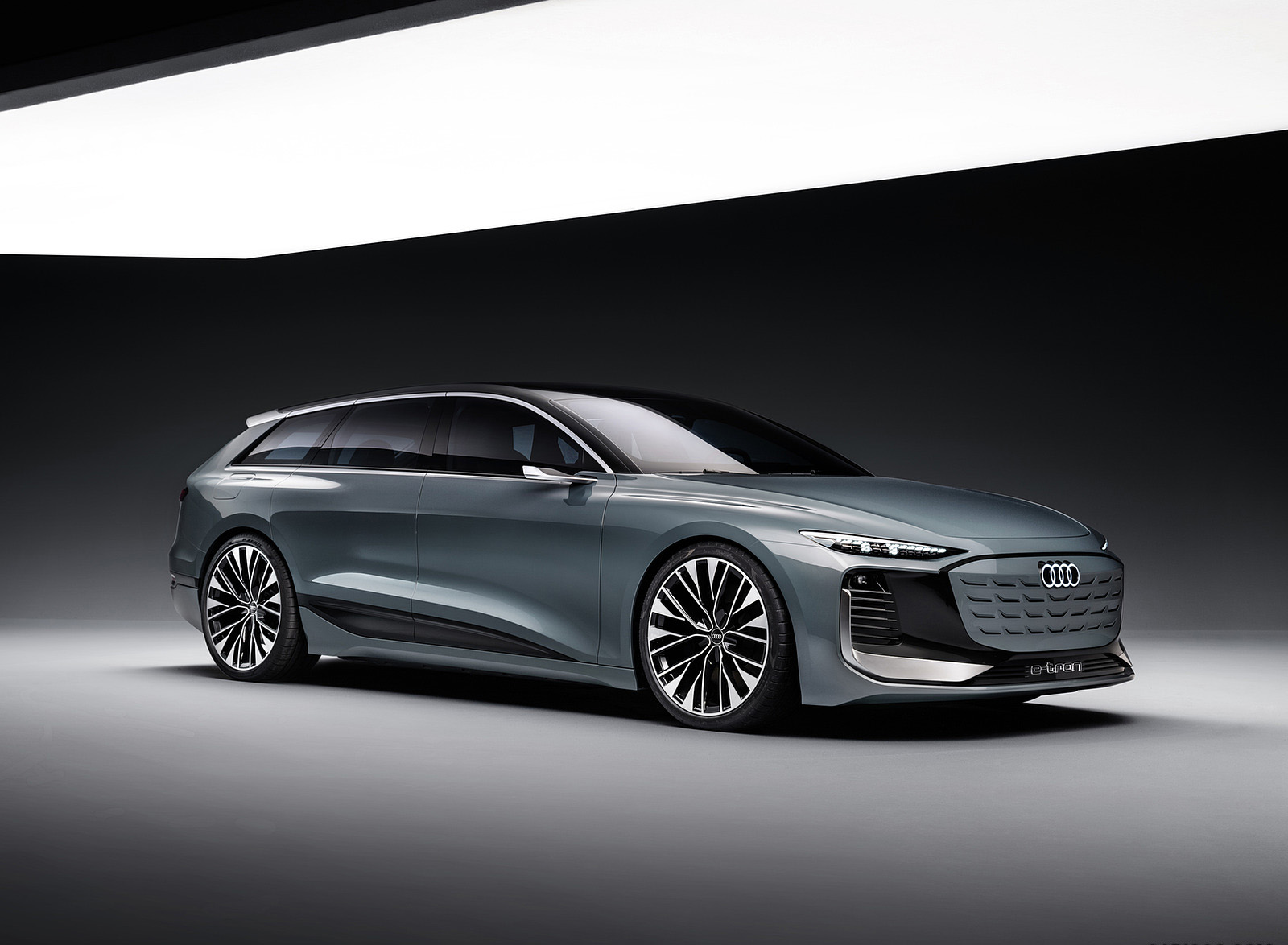 2022 Audi A6 Avant e-tron Concept (Color: Neptune Valley) Front Three-Quarter Wallpapers #42 of 63