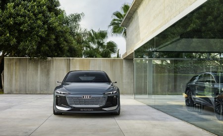 2022 Audi A6 Avant e-tron Concept (Color: Neptune Valley) Front Wallpapers 450x275 (16)