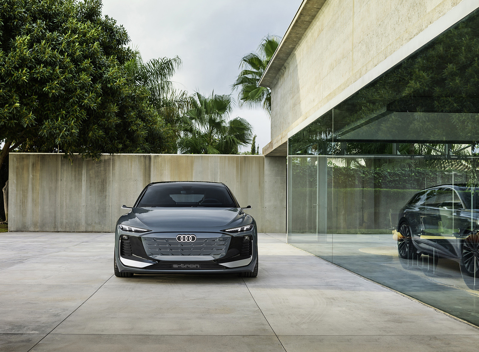 2022 Audi A6 Avant e-tron Concept (Color: Neptune Valley) Front Wallpapers #16 of 63