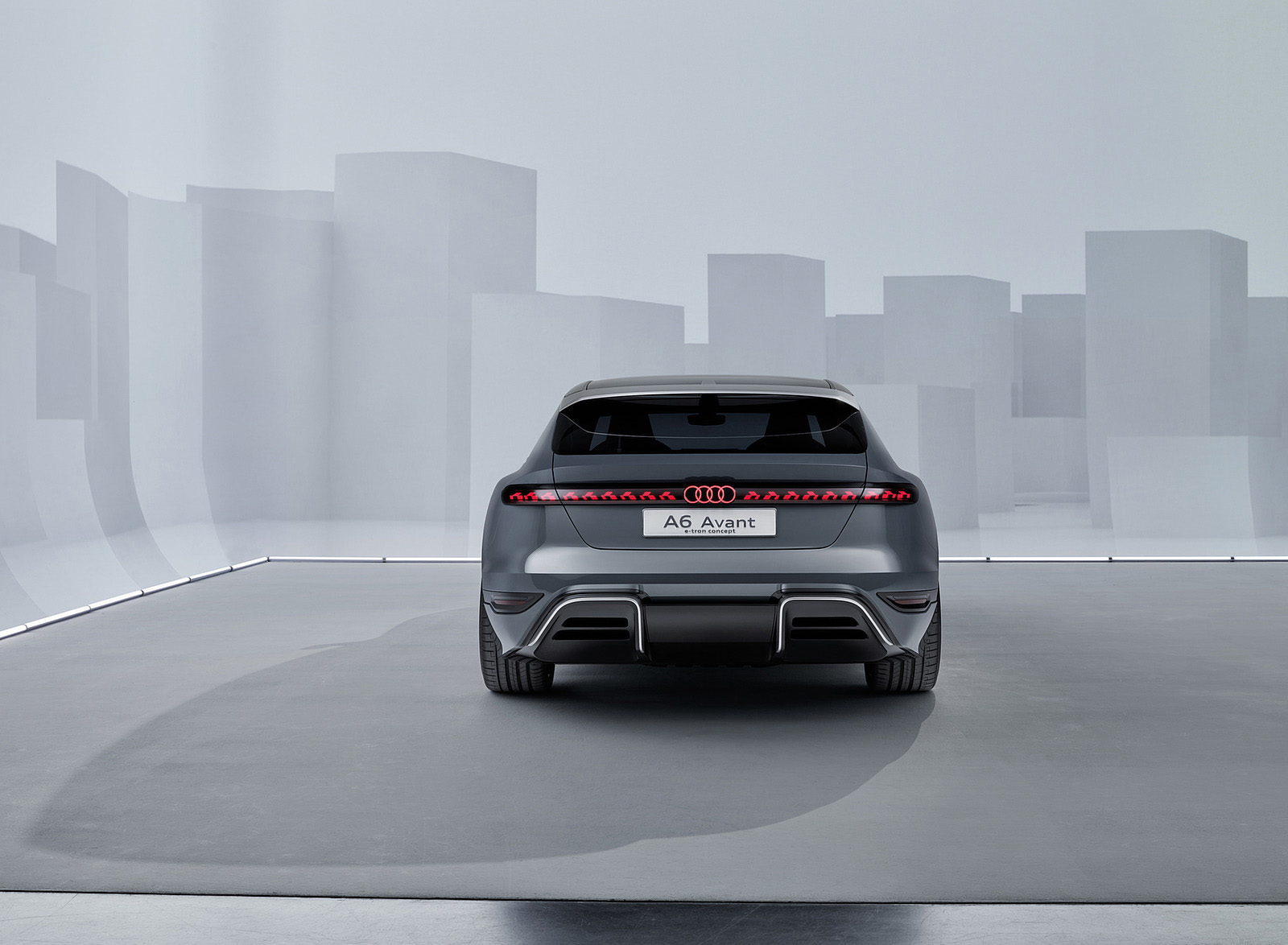 2022 Audi A6 Avant e-tron Concept (Color: Neptune Valley) Rear Wallpapers #29 of 63