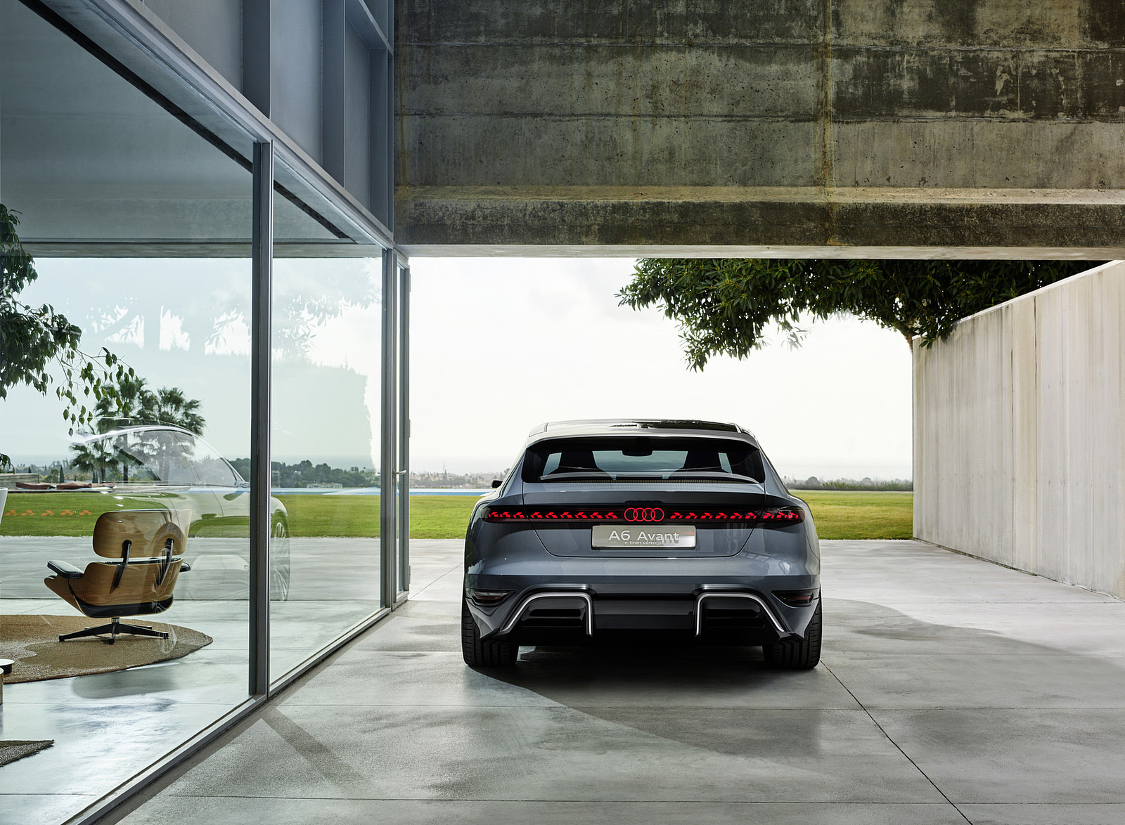 2022 Audi A6 Avant e-tron Concept (Color: Neptune Valley) Rear Wallpapers #17 of 63