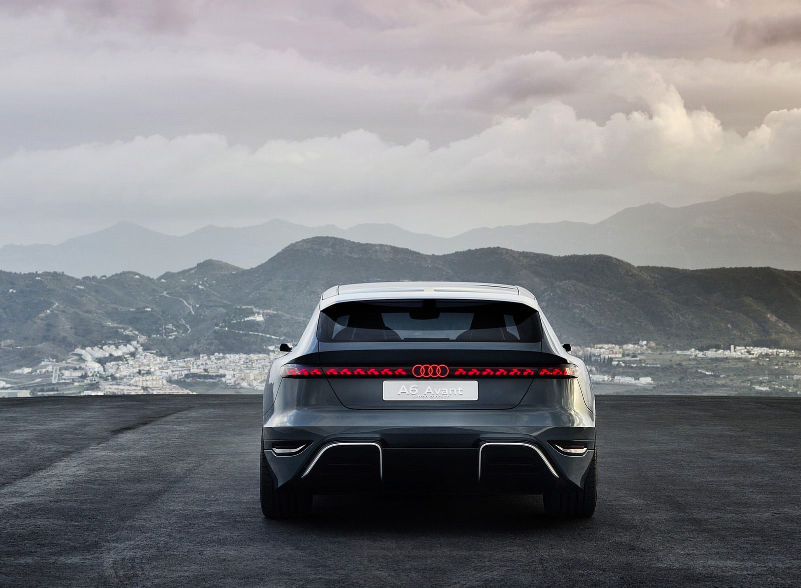 2022 Audi A6 Avant e-tron Concept (Color: Neptune Valley) Rear Wallpapers #11 of 63