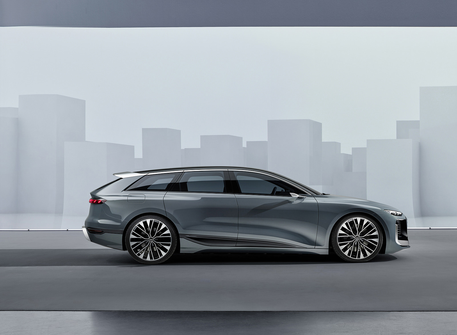 2022 Audi A6 Avant e-tron Concept (Color: Neptune Valley) Side Wallpapers #30 of 63