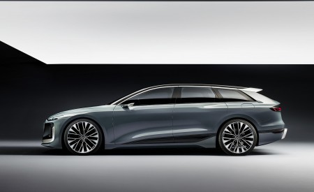 2022 Audi A6 Avant e-tron Concept (Color: Neptune Valley) Side Wallpapers 450x275 (46)