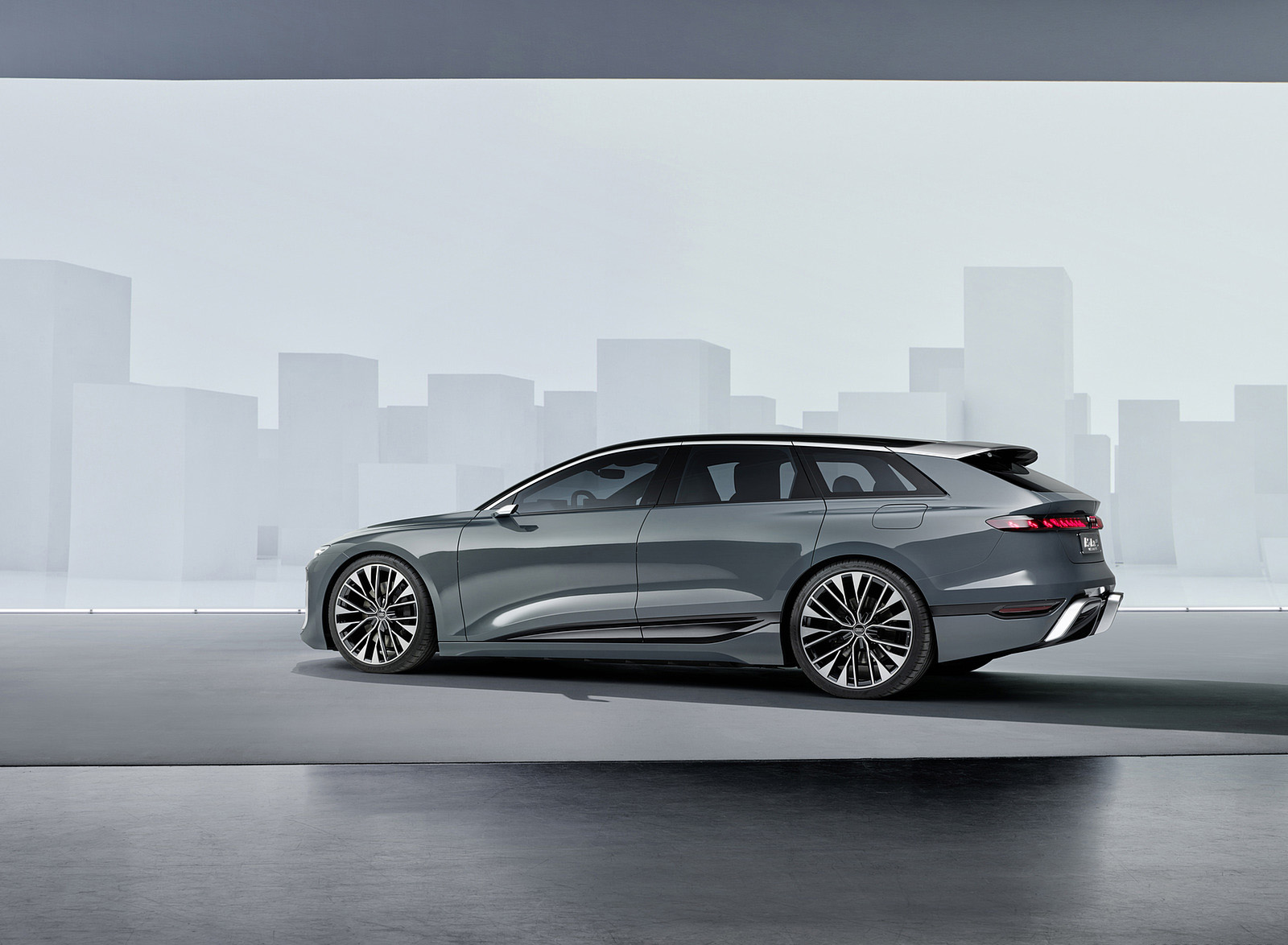 2022 Audi A6 Avant e-tron Concept (Color: Neptune Valley) Side Wallpapers #31 of 63