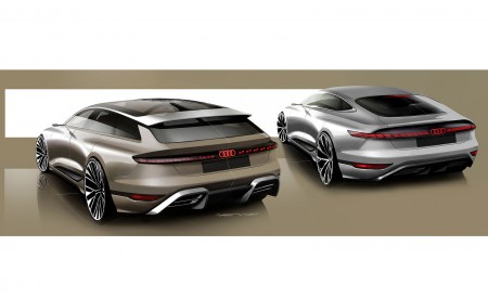 2022 Audi A6 Avant e-tron Concept Design Sketch Wallpapers 450x275 (63)