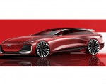 2022 Audi A6 Avant e-tron Concept Design Sketch Wallpapers 150x120