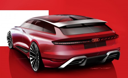 2022 Audi A6 Avant e-tron Concept Design Sketch Wallpapers 450x275 (59)