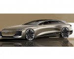 2022 Audi A6 Avant e-tron Concept Design Sketch Wallpapers 150x120