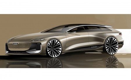 2022 Audi A6 Avant e-tron Concept Design Sketch Wallpapers 450x275 (60)
