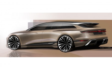 2022 Audi A6 Avant e-tron Concept Design Sketch Wallpapers  450x275 (61)