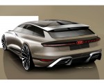 2022 Audi A6 Avant e-tron Concept Design Sketch Wallpapers 150x120