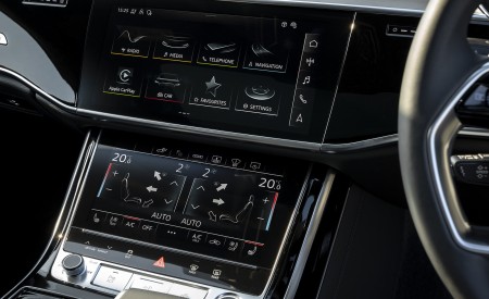 2022 Audi A8 L 60 TFSI e (UK-Spec; Plug-In Hybrid) Central Console Wallpapers 450x275 (49)