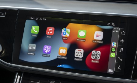 2022 Audi A8 L 60 TFSI e (UK-Spec; Plug-In Hybrid) Central Console Wallpapers 450x275 (48)