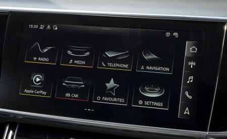 2022 Audi A8 L 60 TFSI e (UK-Spec; Plug-In Hybrid) Central Console Wallpapers 450x275 (54)