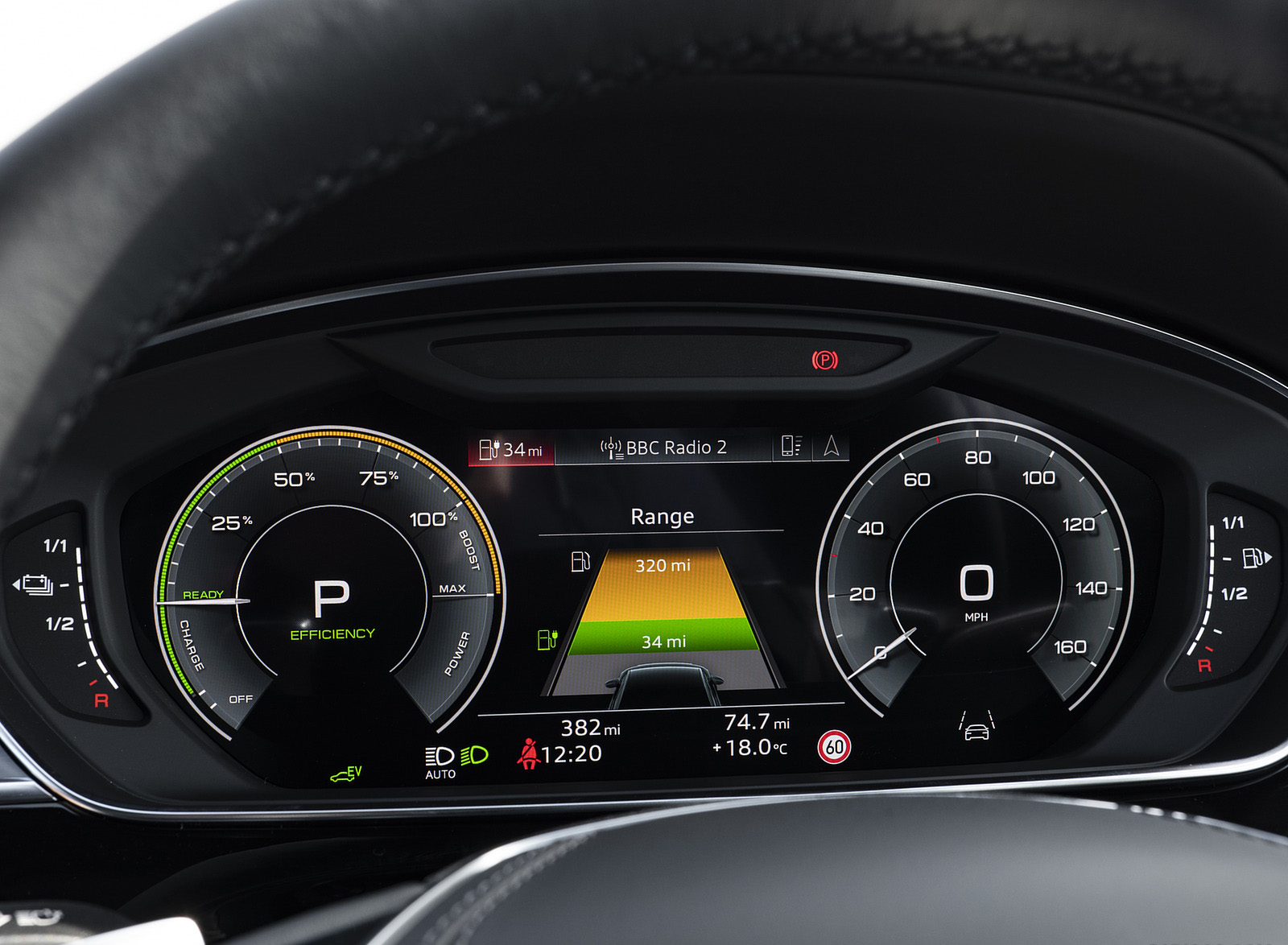 2022 Audi A8 L 60 TFSI e (UK-Spec; Plug-In Hybrid) Digital Instrument Cluster Wallpapers #46 of 64