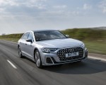 2022 Audi A8 L 60 TFSI e (UK-Spec; Plug-In Hybrid) Front Three-Quarter Wallpapers 150x120