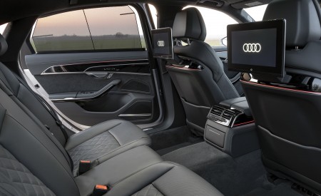 2022 Audi A8 L 60 TFSI e (UK-Spec; Plug-In Hybrid) Interior Rear Seats Wallpapers 450x275 (60)