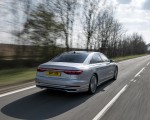 2022 Audi A8 L 60 TFSI e (UK-Spec; Plug-In Hybrid) Rear Three-Quarter Wallpapers 150x120 (15)