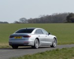 2022 Audi A8 L 60 TFSI e (UK-Spec; Plug-In Hybrid) Rear Three-Quarter Wallpapers 150x120