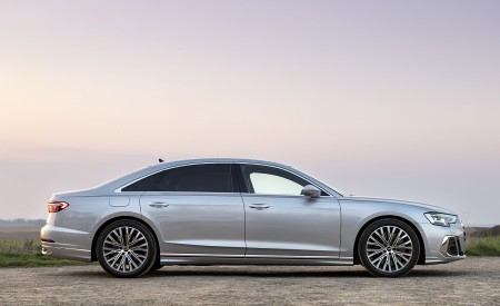 2022 Audi A8 L 60 TFSI e (UK-Spec; Plug-In Hybrid) Side Wallpapers 450x275 (23)