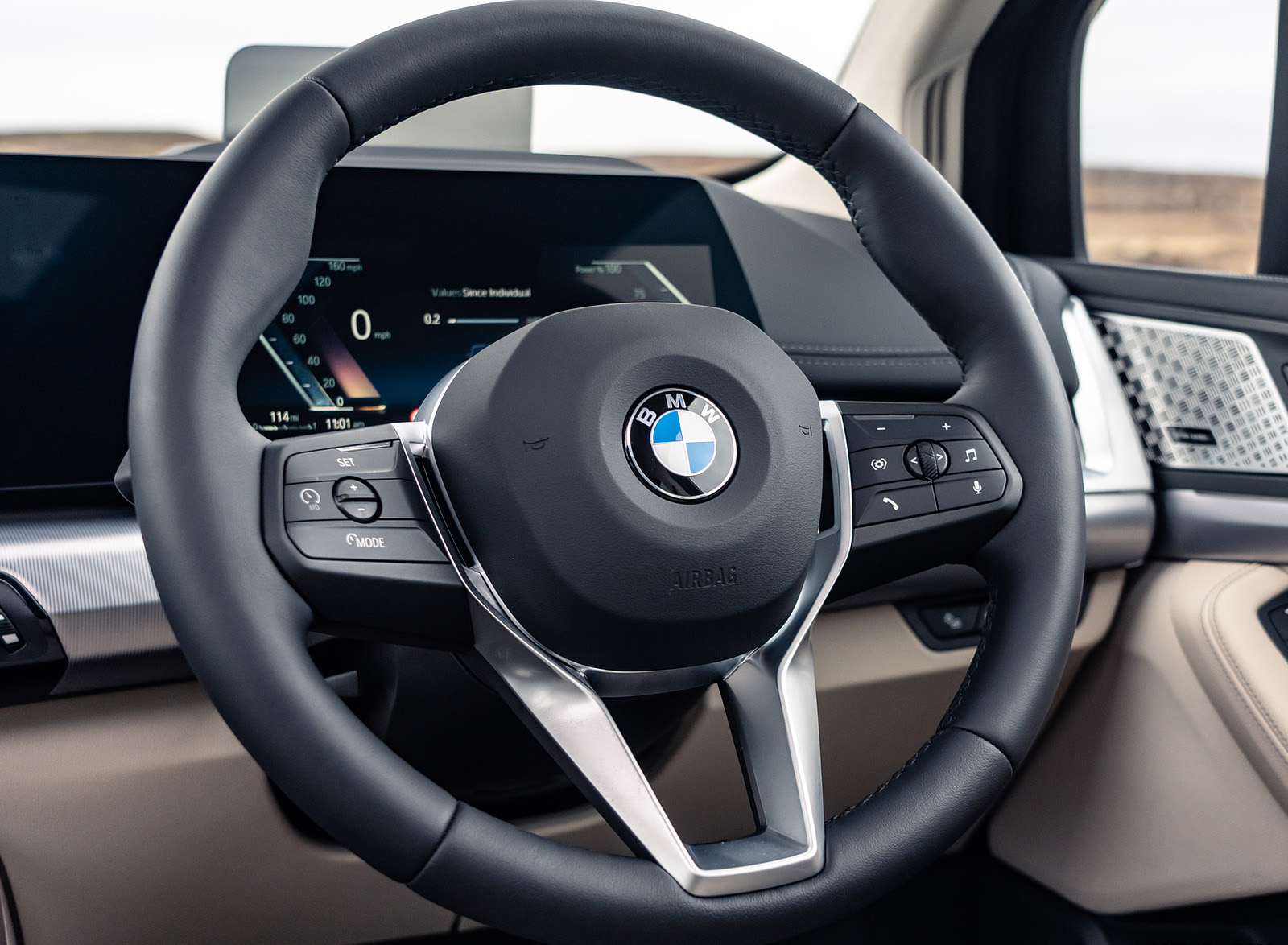 2022 BMW 2 Series 220i Active Tourer (UK-Spec) Interior Steering Wheel Wallpapers #67 of 83