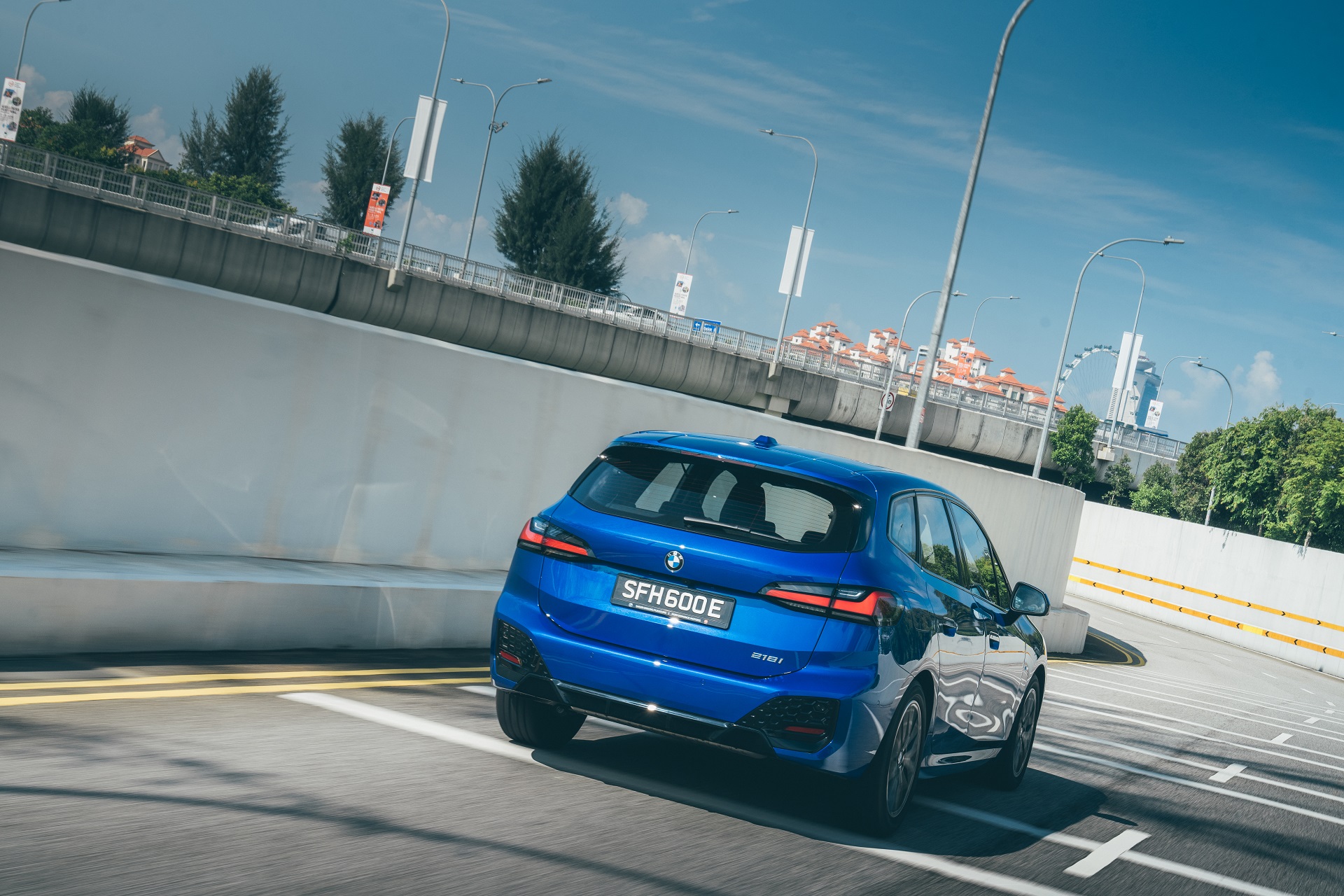 2022 BMW 218i Active Tourer M Sport Rear Wallpapers (2)