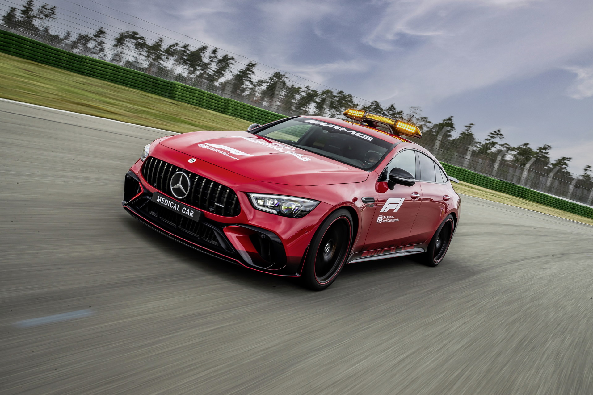 2022 Mercedes-AMG GT 63 S F1 Medical Car Front Three-Quarter Wallpapers #1 of 36