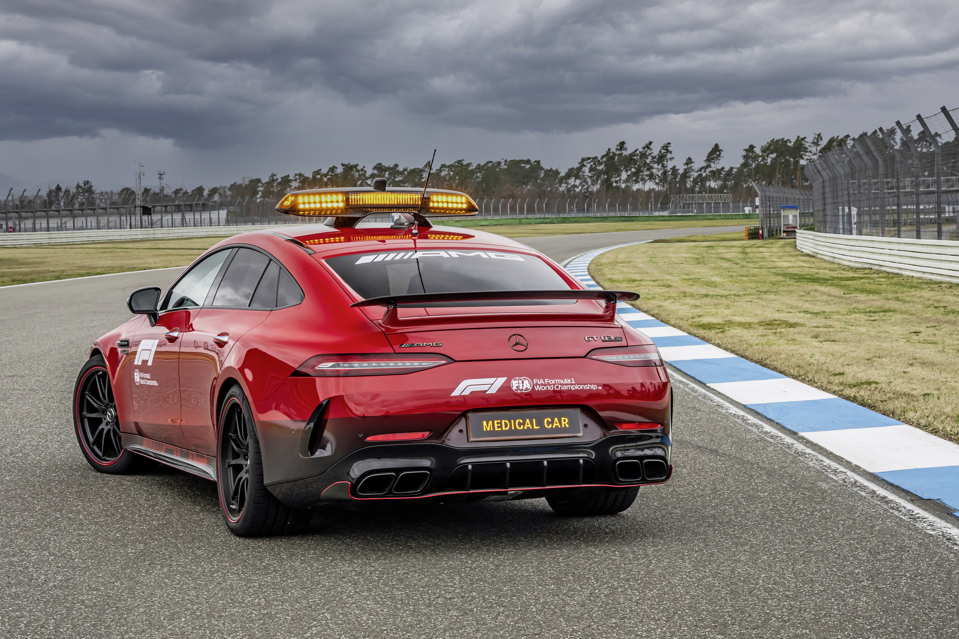 2022 Mercedes-AMG GT 63 S F1 Medical Car Rear Three-Quarter Wallpapers (9)