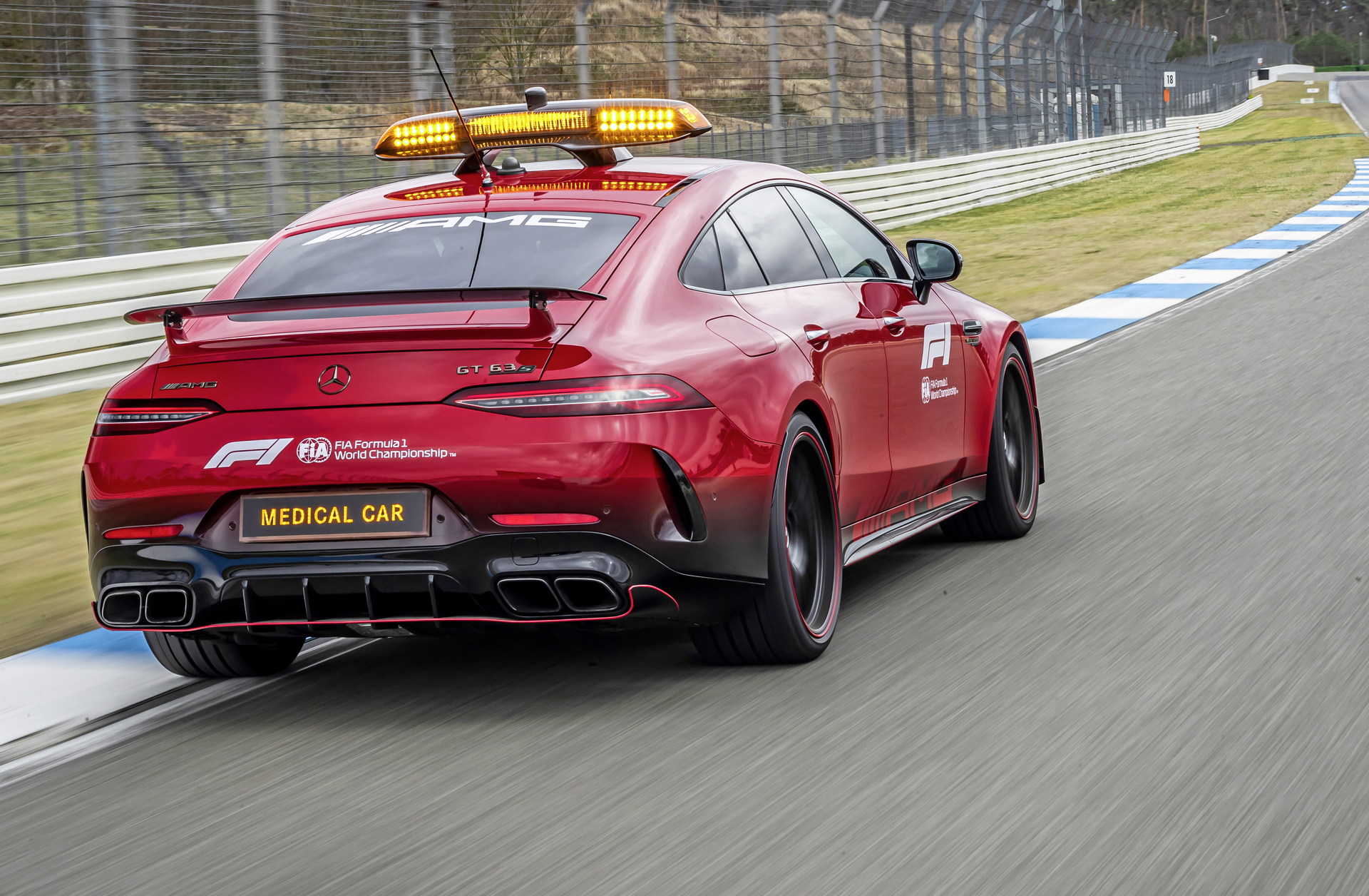 2022 Mercedes-AMG GT 63 S F1 Medical Car Rear Wallpapers (6)